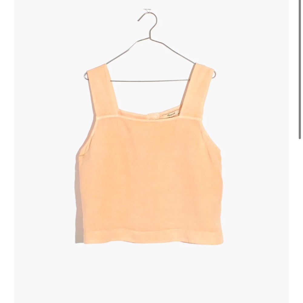 NWT Madewell sunside button back top : earth dyed edition